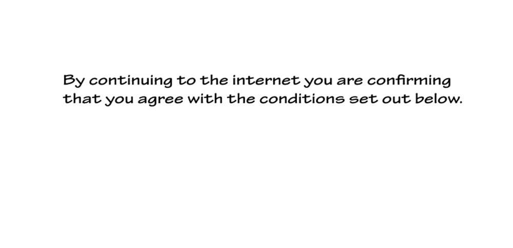 Guest Internet access Terms and Conditions